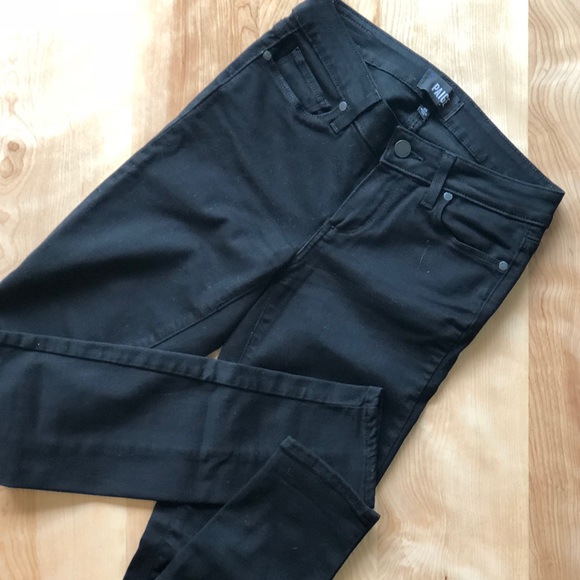 Paige Verdugo Ultra Skinny (BLACK) Size 25 - Picture 2 of 3